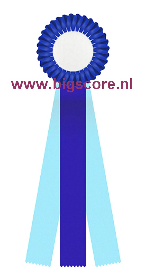R 12 1-Ringsrozet Multi 3 liasters Blanco Ø 10,5 L: 25 cm met optie Full-Colour Ø 50 mm afslag